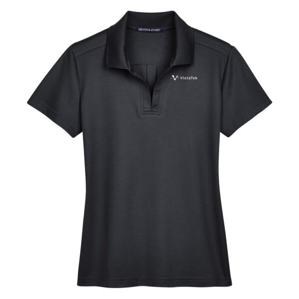 VistaTek - Women's CrownLux Performance® Plaited Polo Thumbnail